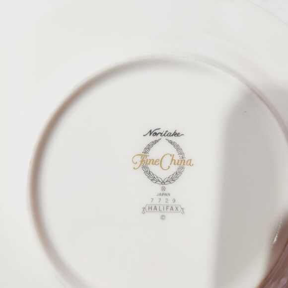 Noritake Saucer Plate 6in Halifax Fine China Floral Replacement Vtg 7729 Rose - Picture 4 of 4